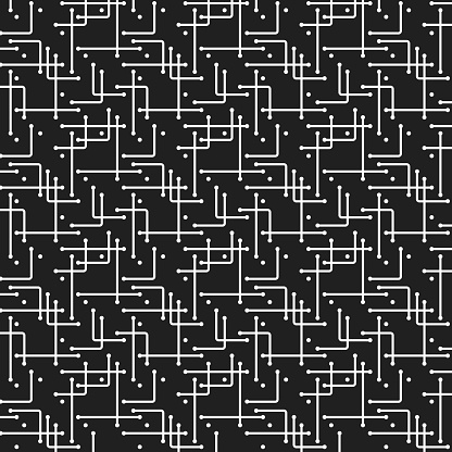 Network Connection Pattern Network Connections Pattern Stock Illustration - Download Image Now ...