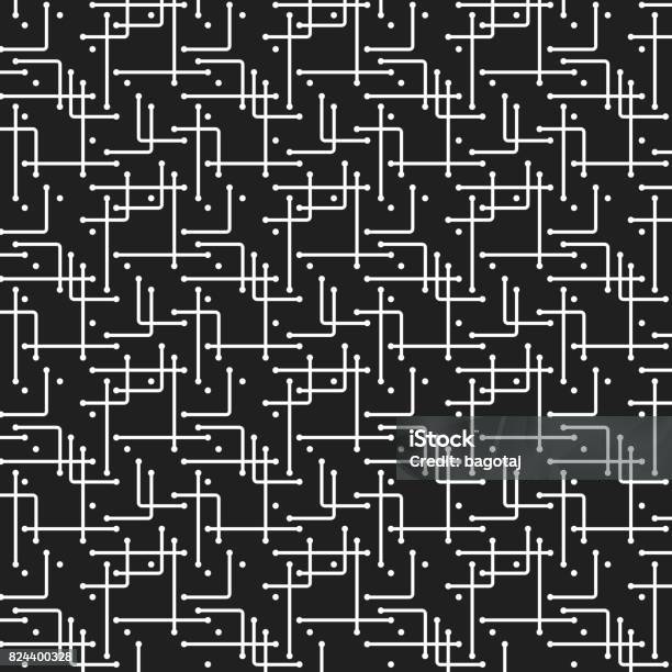 Network Connection Pattern Network Connections Pattern Stock Illustration - Download Image Now ...