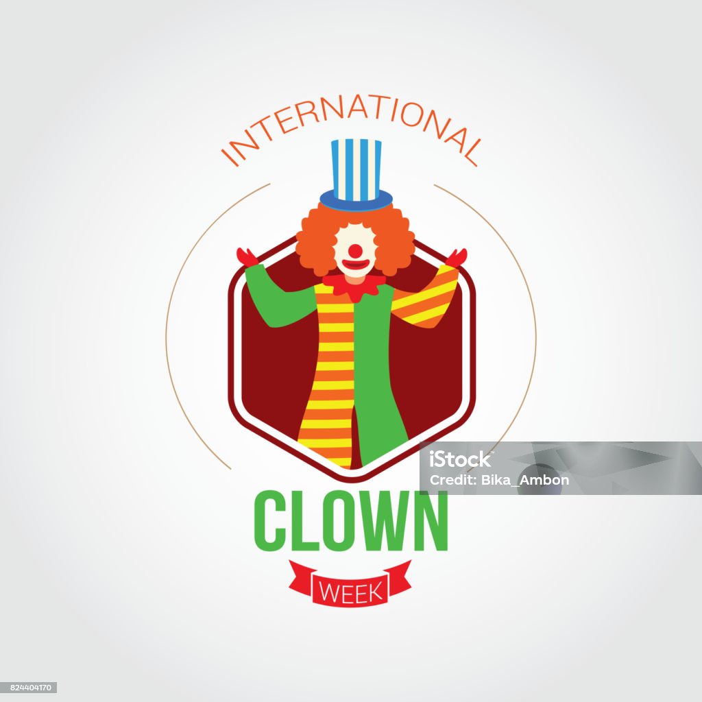 International Clown Week Stock Illustration Download Image Now Art