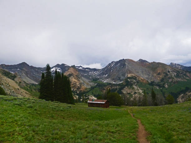 istock Pioneer Cabin in Central Idaho 824552564