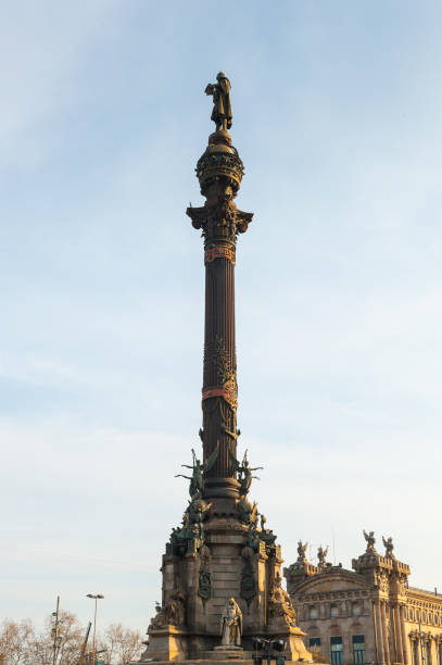 istock Monument to Christopher Columbus in Barcelona, Spain. 824553286