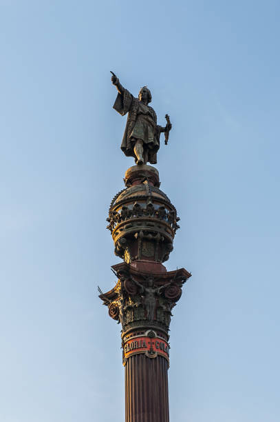 istock Monument to Christopher Columbus in Barcelona, Spain. 824553358