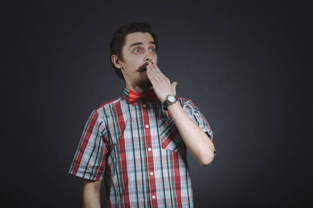 istock Portrait of bearded hipster 824553900