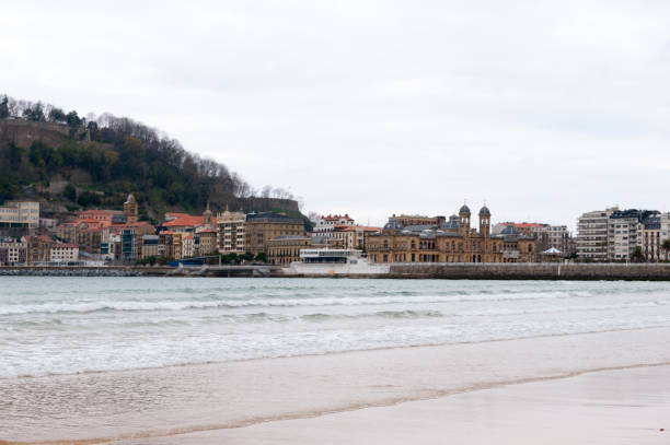 istock Cantabrian Sea sandy beach, San Sebastian, Basque Country, Spain 824553920