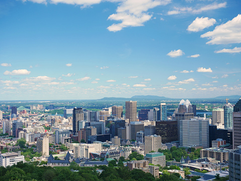 View of Montreal from the Mont-Royal, Quebec, Canada