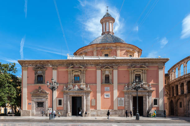 istock Basilica of the Virgin (view from the Plaza de la Virgen), Valencia, Spaim 824555976