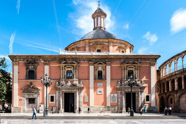 istock Basilica of the Virgin (view from the Plaza de la Virgen), Valencia, Spaim 824555980