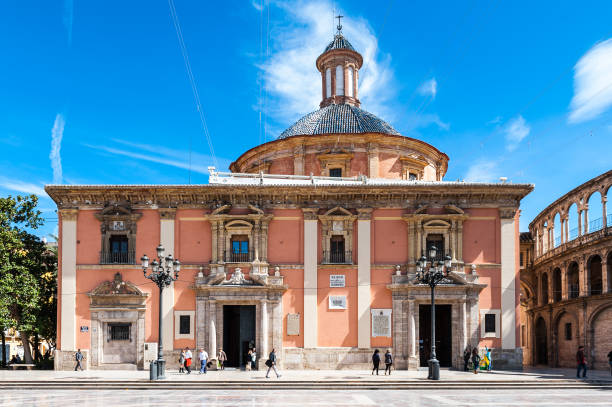 istock Basilica of the Virgin (view from the Plaza de la Virgen), Valencia, Spaim 824555986
