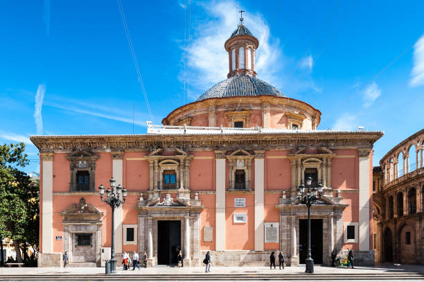istock Basilica of the Virgin (view from the Plaza de la Virgen), Valencia, Spaim 824556002