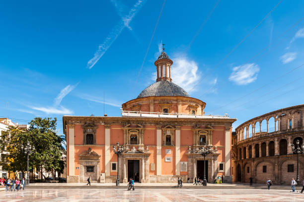 istock Basilica of the Virgin (view from the Plaza de la Virgen), Valencia, Spaim 824556024