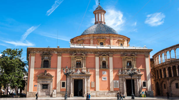 istock Basilica of the Virgin (view from the Plaza de la Virgen), Valencia, Spaim 824556038