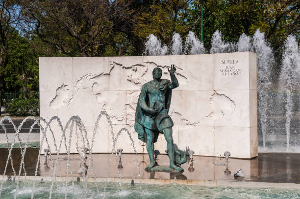istock Monument to Simon Bolivar, Seville, Spain. 824557080