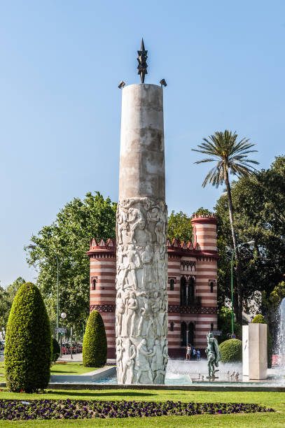 istock Monument to Simon Bolivar, Seville, Spain. 824557316