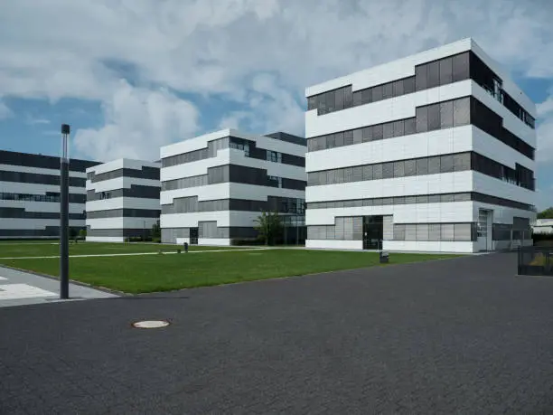 modern buildings from the Hochschule Rhein-Waal, Kleve, Germany