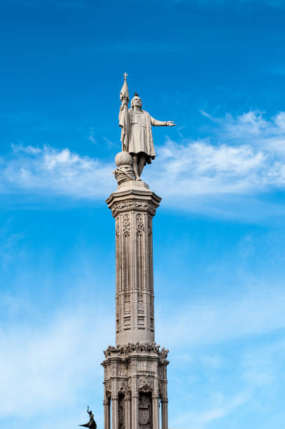 istock Monument to Christopher Columbus on the Colon Square (plaza de Colon) in Madrid, Spain. 824570426