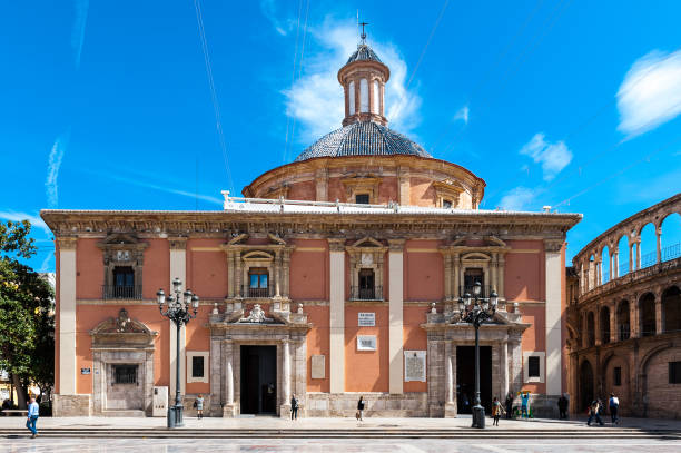 istock Basilica of the Virgin (view from the Plaza de la Virgen), Valencia, Spaim 824570452