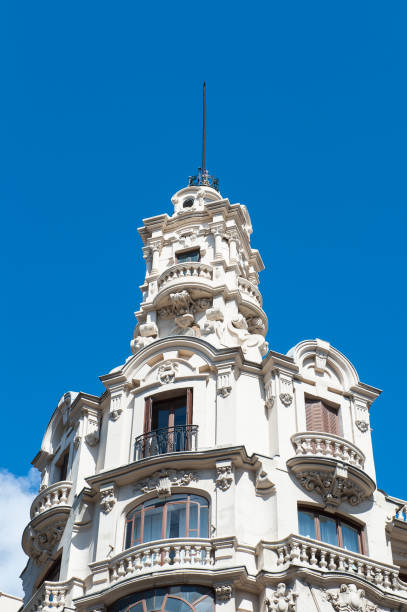 istock Architecture of the Gran Via, Madrid, Spain. 824571124