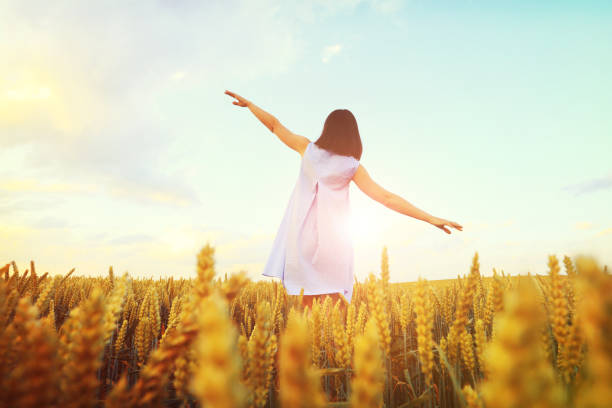 istock Woman with hands wide open 824572450