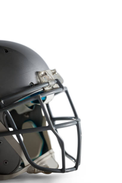 istock Sports helmet against white background 824580498