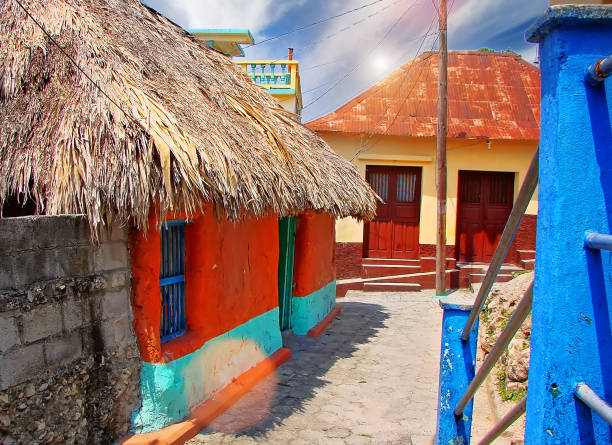 istock Flores streets, Guatemala 824584998