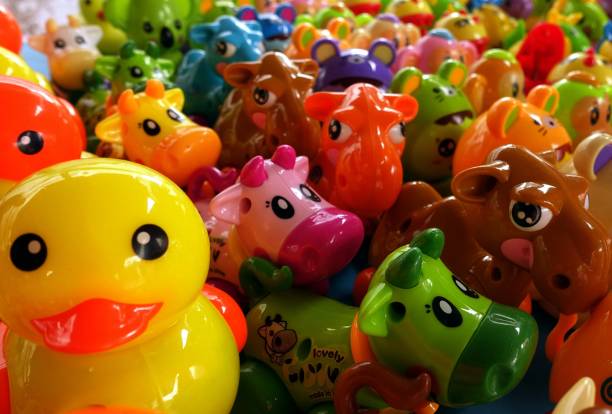 istock Toy Cows and a Duck 824586168