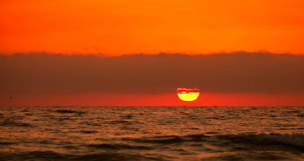 istock Sunset at La Jolla beach before independence day fireworks, California 824586820