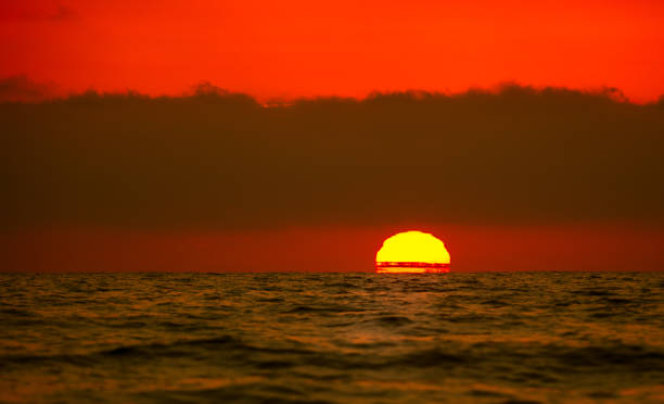 istock Sunset at La Jolla beach before independence day fireworks, California 824587390
