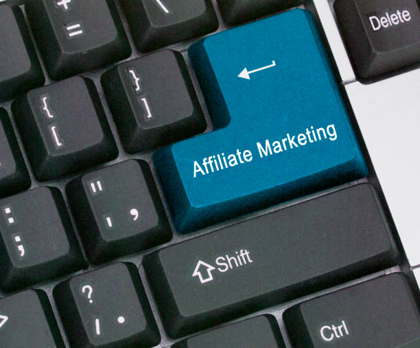 istock Keyboard with hot key to  affiliate 824588516
