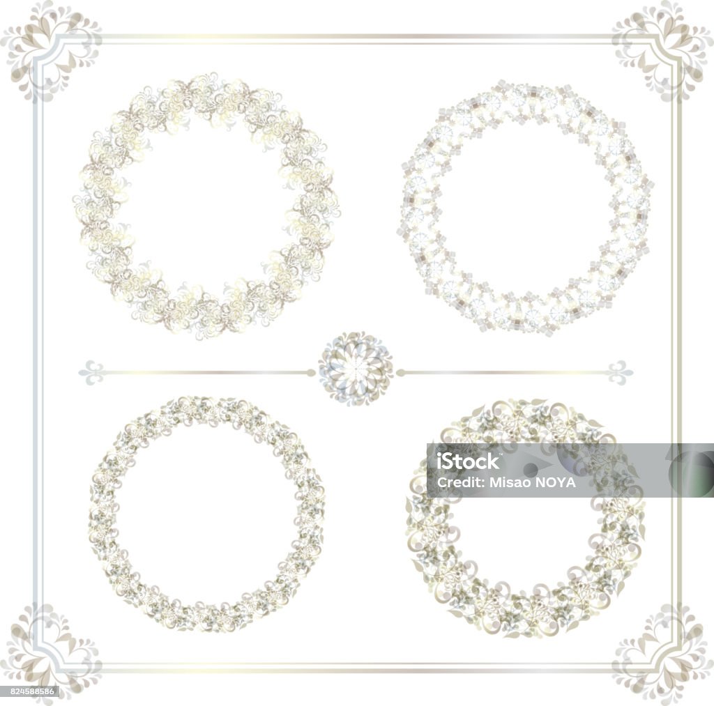 Frame Collection Abstract Abstract Frame Set Stock Illustration - Download Image Now - Abstract ...