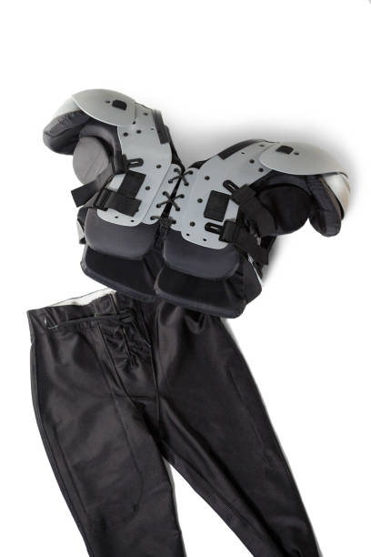 istock High angle view of chest protector with pant 824591100
