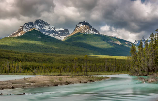 istock Storm Clound Over Mountains, Icefields Parkway Banff National Park. 824595224