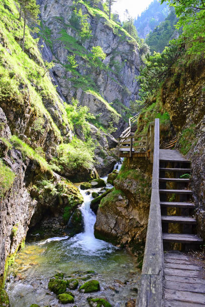 istock Waterfall at Wasserlochklamm, Austria 824595572