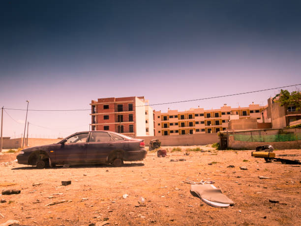 istock Zone of war, abandoned area 824598430