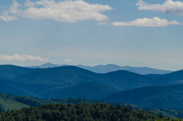 istock Carpathian mountains landscape view in Yaremche 824608930