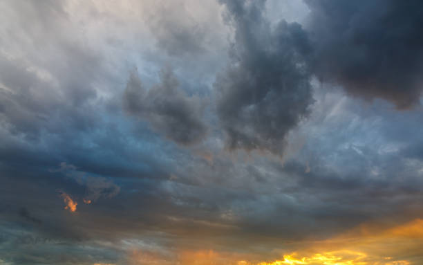 istock The sky with clouds is photographed in Russia during sunset. 824610688