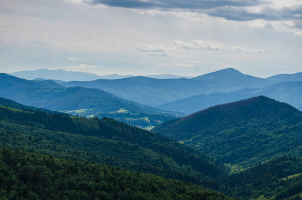 istock Carpathian mountains landscape view in Yaremche 824613962
