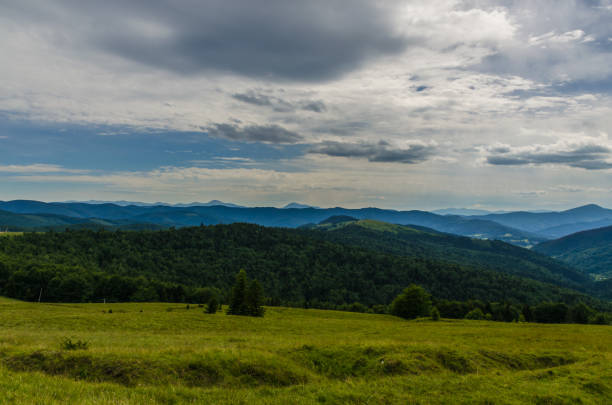 istock Carpathian mountains landscape view in Yaremche 824614030