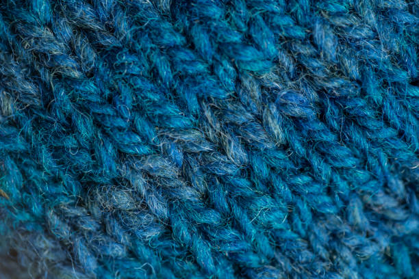 istock A beautiful closeup of a hand knitted warm and soft wool pattern. Soft socks or scarf of natural wool. 824614892