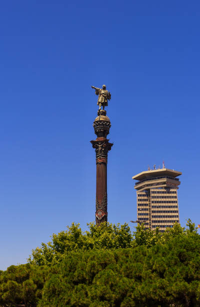 istock Monument to Christopher Columbus in Barcelona, Spain 824615598