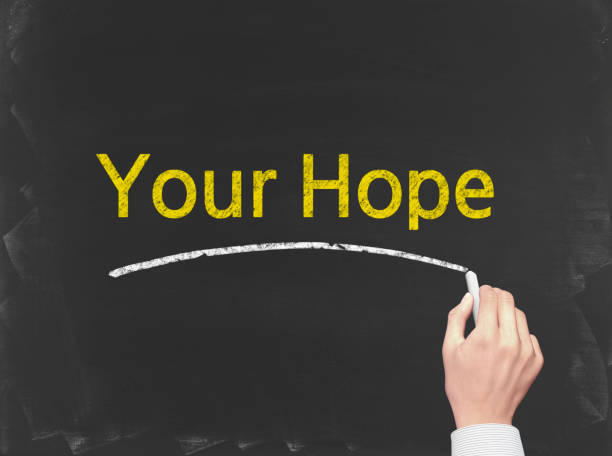 istock Your Hope - Business Chalkboard Background 824618992
