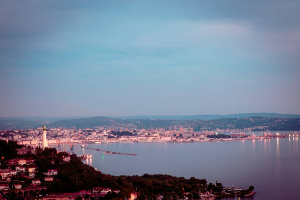 istock Evening in the gulf of Trieste 824619136