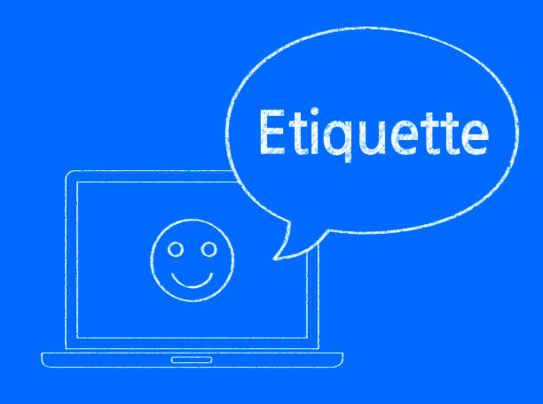 istock Etiquette - Business Chalkboard Background 824619170