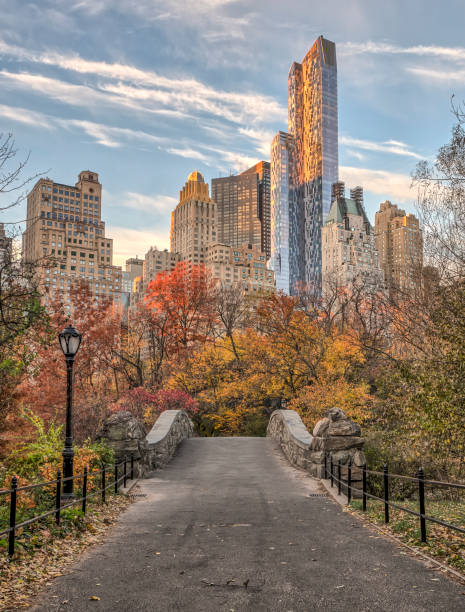 Gapstow Bridge is one of the icons of Central Park, Manhattan in New York City