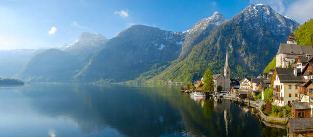 istock Hallstatt town in Austria 824620606