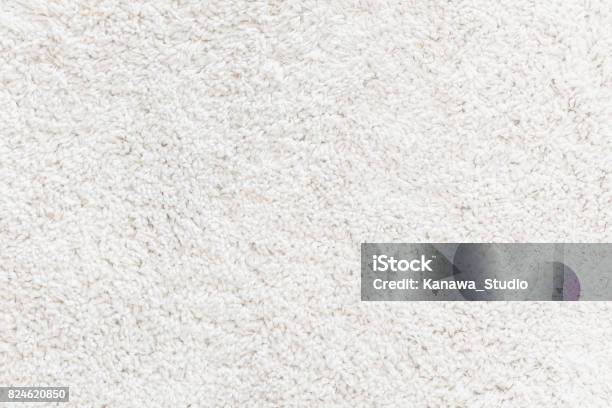 White Wool Rug Textured Stock Photo - Download Image Now - Carpet - Decor, Textured, Textured Effect