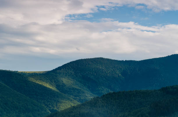 istock Carpathian mountains landscape view in Yaremche 824627792