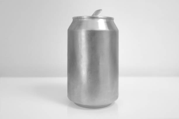 istock Aluminum Soda Can over White Background 824630450