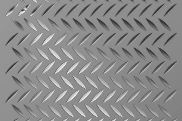 istock Metal diamond plate as background. 824632994