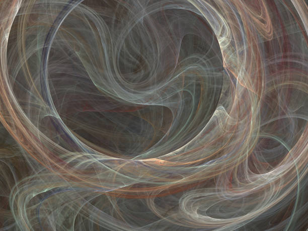 istock image of one Digital Fractal on Black Color 824634272
