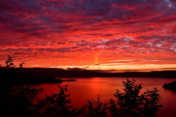 istock Sunset at Lake Towada, Aomori Prefecture 824636874